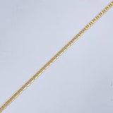 Pulso Escalera 0.85gr / 19.2cm / Oro Amarillo +3 18K &