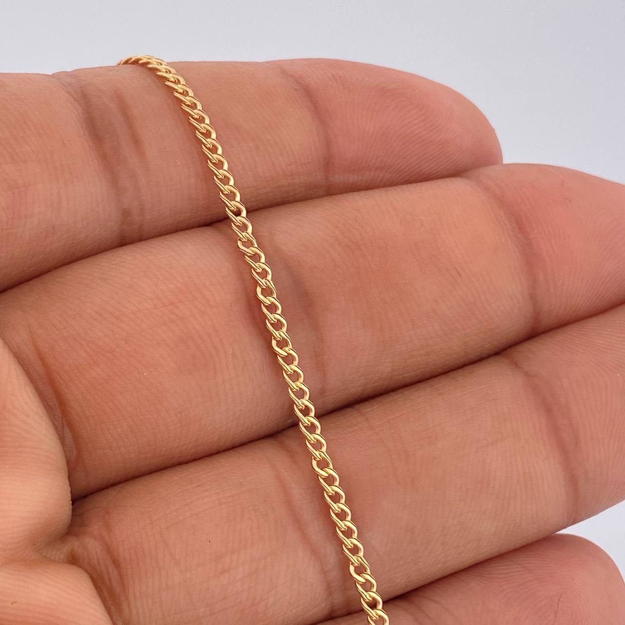 Pulso Cubana 0.75gr / 18.8cm / Oro Amarillo +1 18K &