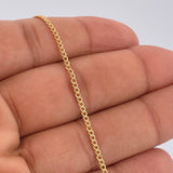 Pulso Cubana 0.75gr / 18.8cm / Oro Amarillo +1 18K &