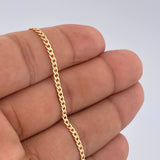 Pulso Cubana 1.55gr / 19cm / Oro Amarillo +1 18K &