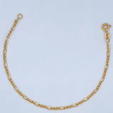 Pulso Figaro 1.45gr / 19cm / Oro Amarillo +1 18K &