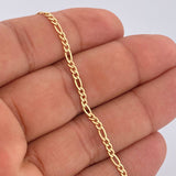 Pulso Figaro 1.45gr / 19cm / Oro Amarillo +1 18K &