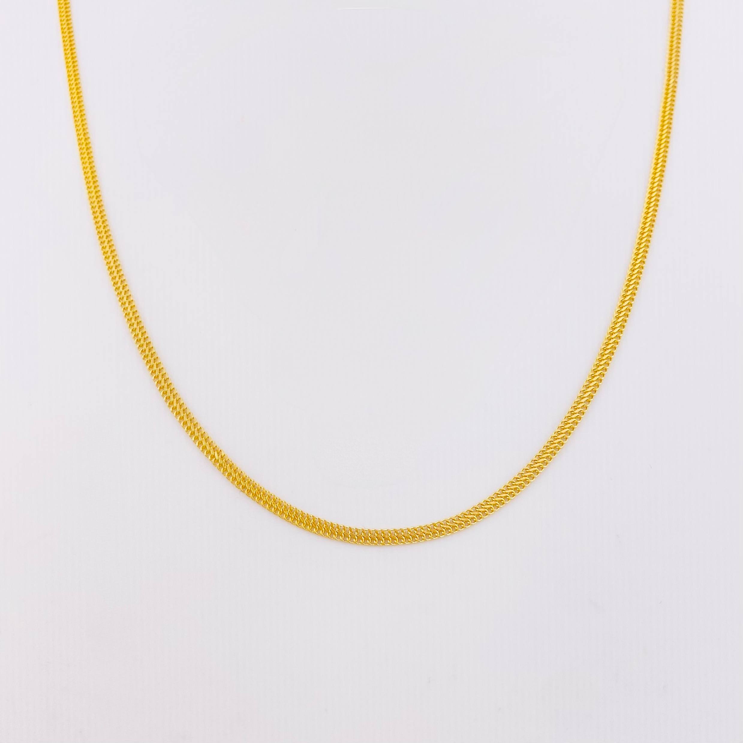 Cadena Sedusa 2gr / 40cm / 2.2mm Oro Amarillo +3 18K