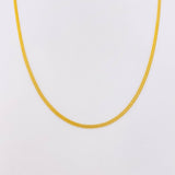 Cadena Sedusa 2gr / 40cm / 2.2mm Oro Amarillo +3 18K