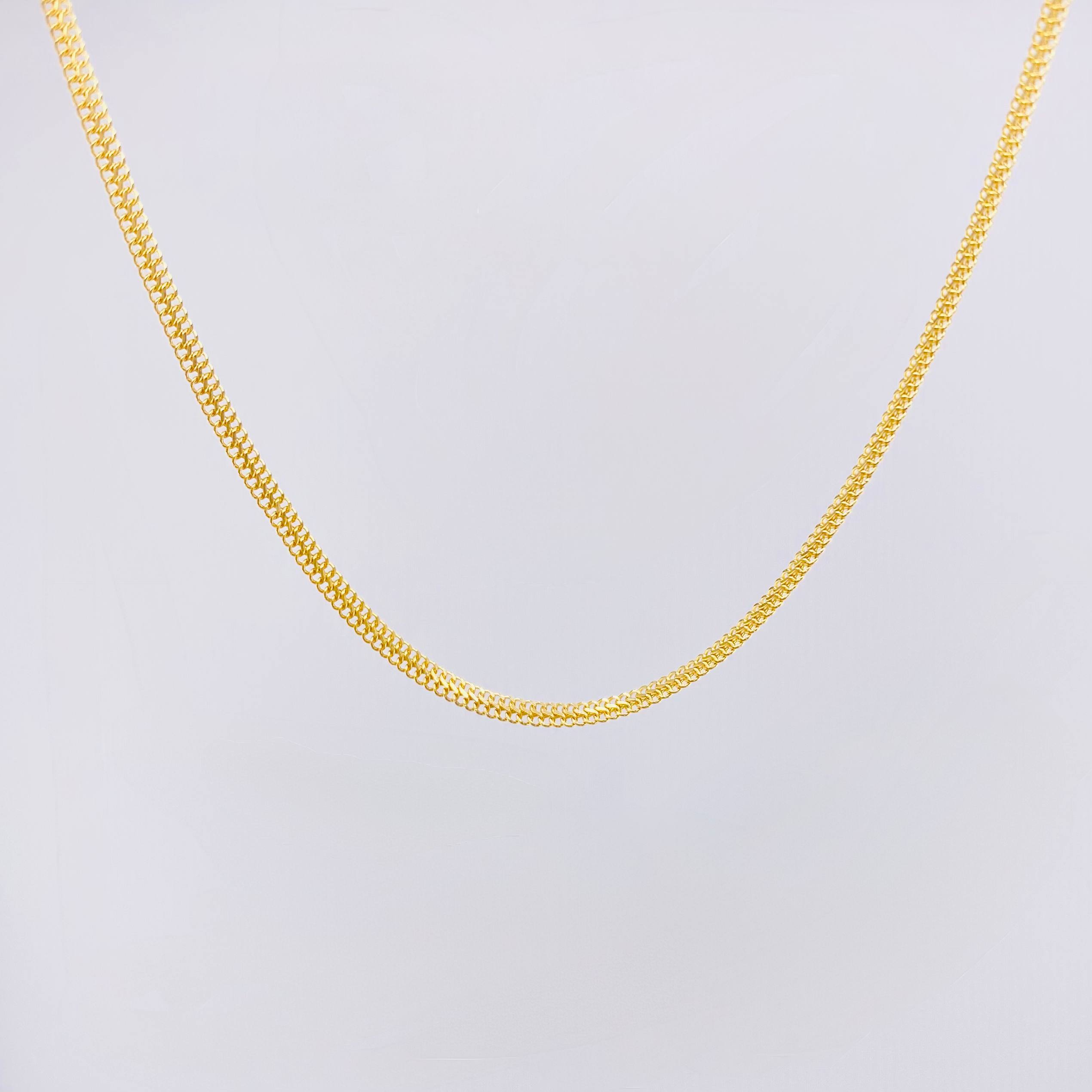 Cadena Sedusa 2gr / 40cm / 2.2mm Oro Amarillo +3 18K
