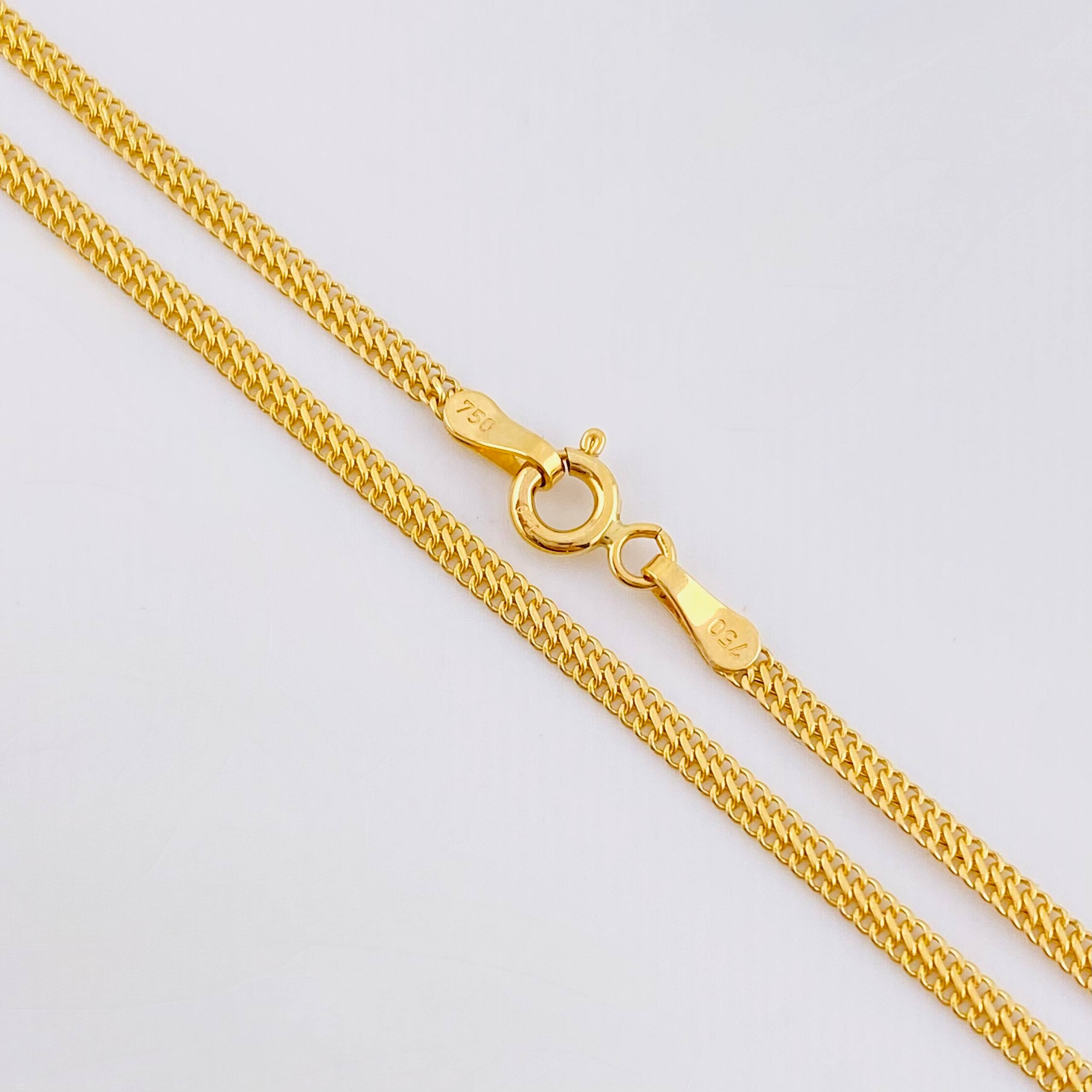 Cadena Sedusa 2gr / 40cm / 2.2mm Oro Amarillo +3 18K