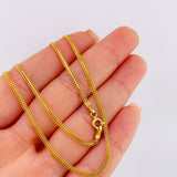 Cadena Sedusa 2gr / 40cm / 2.2mm Oro Amarillo +3 18K