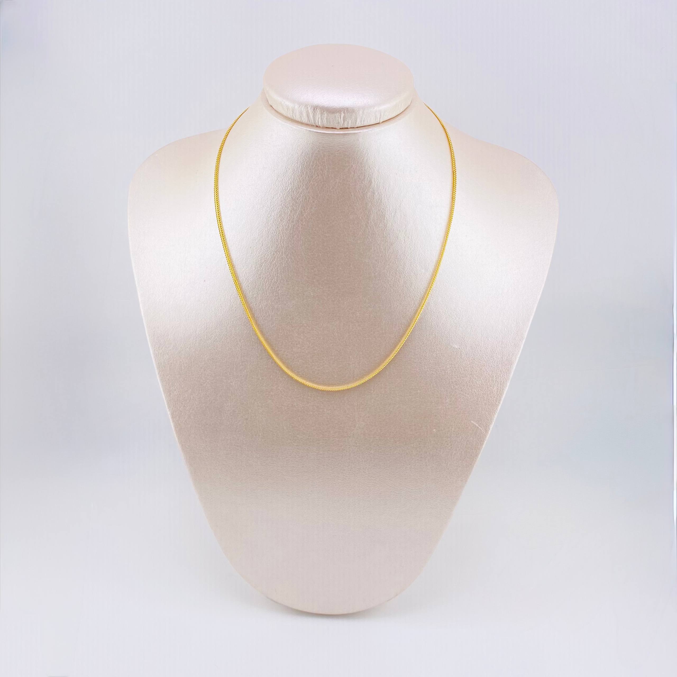 Cadena Sedusa 2gr / 40cm / 2.2mm Oro Amarillo +3 18K