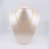 Cadena Sedusa 2gr / 40cm / 2.2mm Oro Amarillo +3 18K