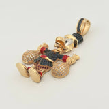 Dije Pato Bolsas Dinero 9.55gr / 4cm / Oro Amarillo 18K