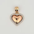 Dije Corazón 3.95gr / 3cm / Tres Oros 18K ©