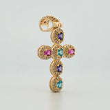 Dije Cruz Tupida 5.7gr / 4.5cm / Oro Amarillo 18K ©