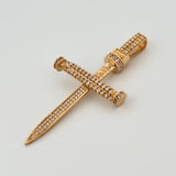 Dije Cruz Clavo 6.8gr / 5.8cm / Oro Amarillo 18K