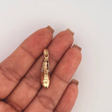 Dije Zapato Guayo 3.45gr / 3.3cm / Oro Amarillo 18K