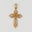 Dije Cruz Aristica 3.4gr / 4.2cm / Oro Amarillo 18K ©
