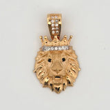 Dije León Corona 3.95gr / 2.8cm / Oro Amarillo 18K ©