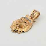 Dije León Corona 3.95gr / 2.8cm / Oro Amarillo 18K ©
