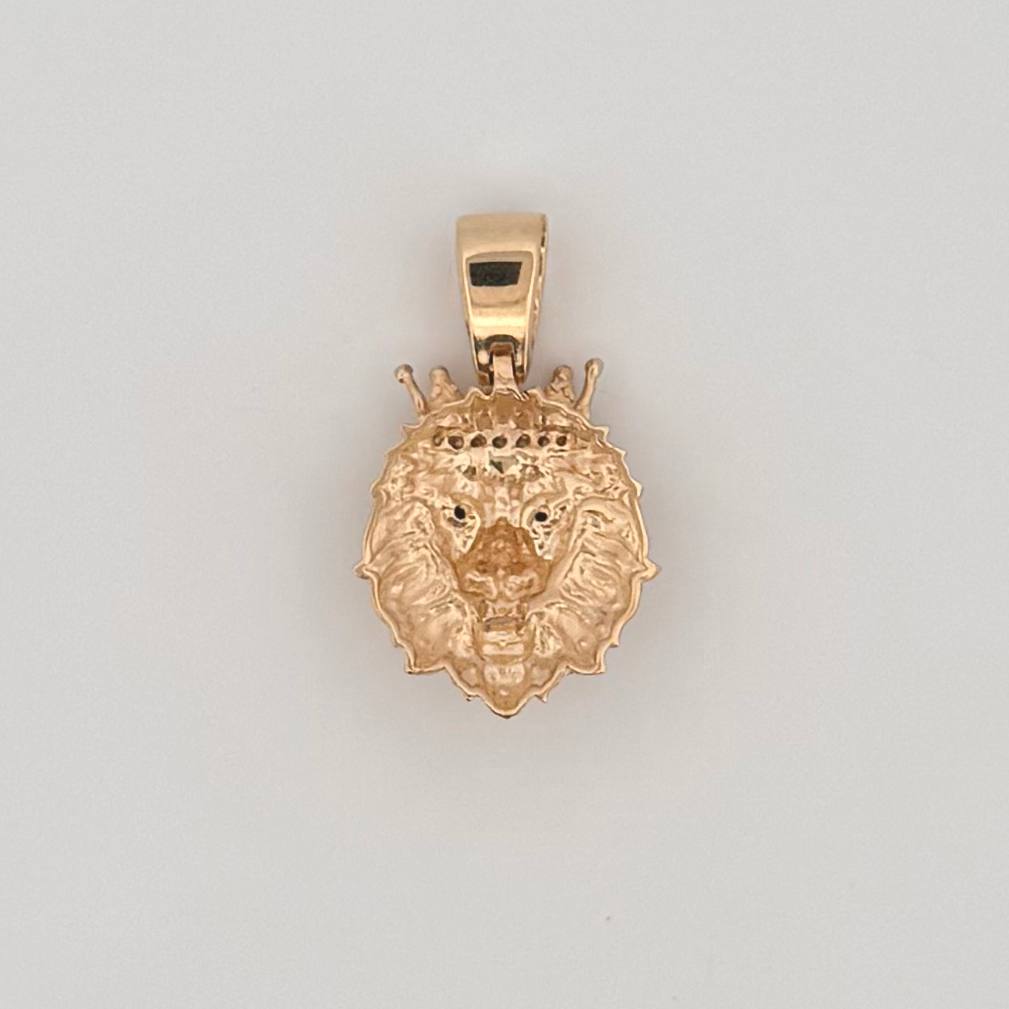 Dije León Corona 3.95gr / 2.8cm / Oro Amarillo 18K ©