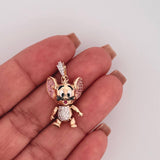 Dije Ratón Sonriente 4.7gr / 3cm / Oro Amarillo 18K ©
