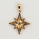 Dije Estrella 8 Puntas 2.45gr / 3.3cm / Oro Amarillo 18K