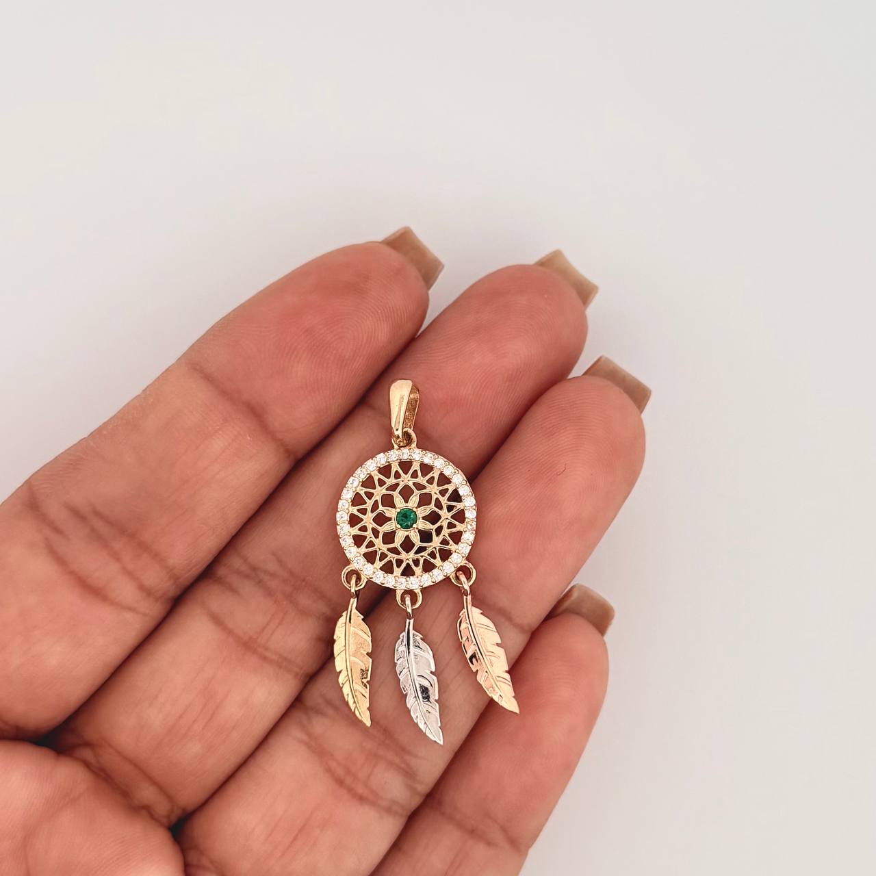 Dije Atrapasueños 2.7gr / 4cm / Tres Oros 18K