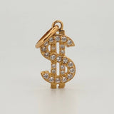 Dije Signo Dólar 1.1gr / 2.3cm / Oro Amarillo 18K