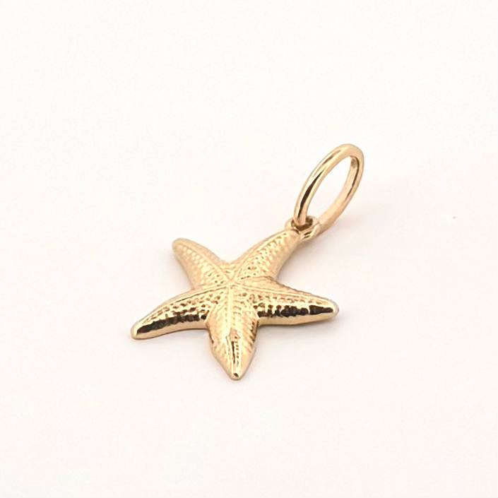 Dije Estrella De Mar 1gr / 2.3cm / Oro Amarillo 18K