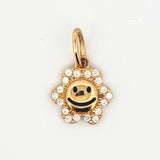 Dije Flor Animado 1.2gr / 1.8cm / Oro Amarillo 18K
