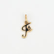 Dije Fé 0.75gr / 1.8cm / Oro Amarillo 18K
