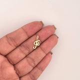 Dije Fé 0.75gr / 1.8cm / Oro Amarillo 18K