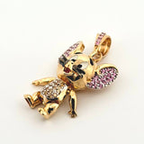 Dije Ratón Sonriente 4.7gr / 2.8cm / Oro Amarillo 18K