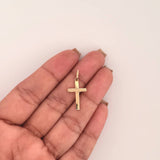 Dije Cruz 1.15gr / 2.7cm / Oro Amarillo 18K