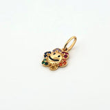 Dije Flor Animado 1.2gr / 1.8cm / Oro Amarillo 18K