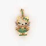Dije Gata 5.5gr / 2.8cm / Oro Amarillo 18K