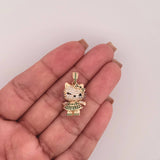 Dije Gata 5.5gr / 2.8cm / Oro Amarillo 18K