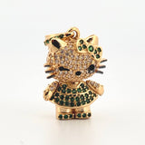 Dije Gata 5.5gr / 2.8cm / Oro Amarillo 18K