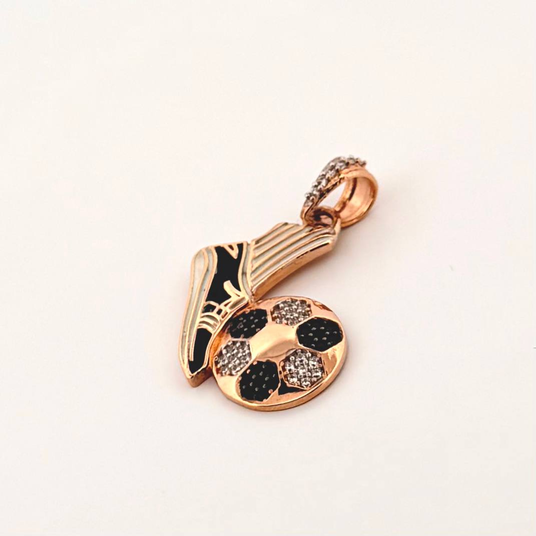 Dije Balón 2.8gr / 2.8cm / Oro Rosa 18K