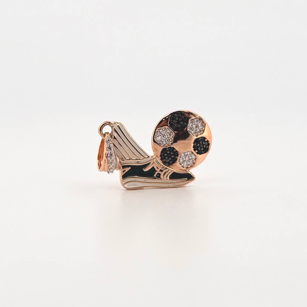 Dije Balón 2.8gr / 2.8cm / Oro Rosa 18K