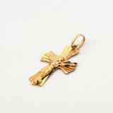 Dije Cruz Cristo 1.55gr / 3cm / Oro Amarillo 18K
