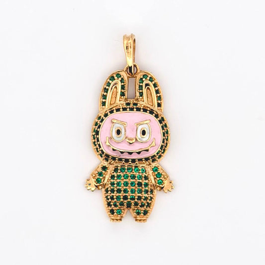 Dije Conejo Sonriente 5.75gr / 3.7cm / Oro Amarillo 18K