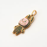 Dije Conejo Sonriente 5.75gr / 3.7cm / Oro Amarillo 18K