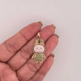 Dije Conejo Sonriente 5.75gr / 3.7cm / Oro Amarillo 18K