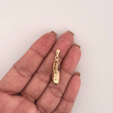 Dije Zapato Guayo 4.2gr / 3.3cm / Oro Amarillo 18K