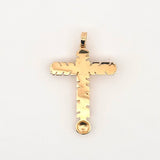 Dije Cruz Cristo Milagroso 5.35gr / 4.3cm / Oro Amarillo 18K