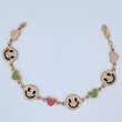 Pulso Carita Feliz Corazones 10.1gr / 18.4cm / Oro Amarillo 18K $