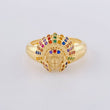 Anillo Indio 4.5 g / T9 Oro Amarillo 18K