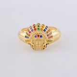 Anillo Indio 4.5 g / T9 Oro Amarillo 18K