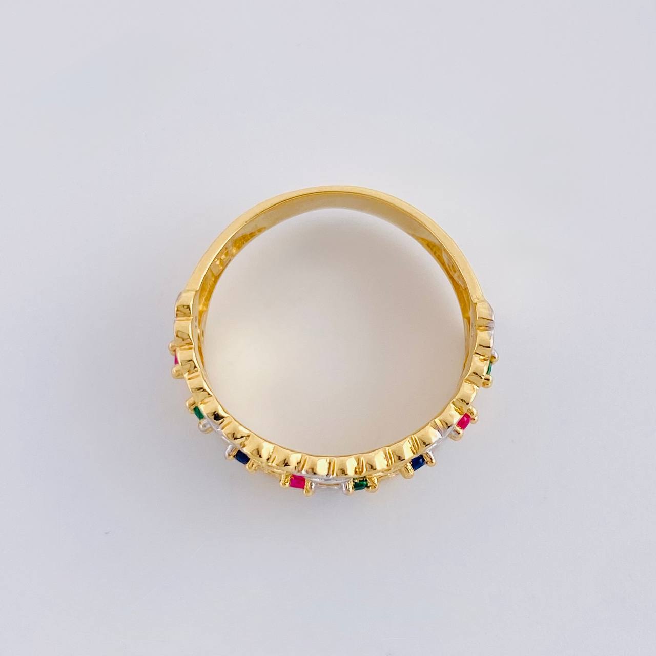 Anillo Jardín De Corazones 4.3 g / T6 1/2 Oro Amarillo 18K
