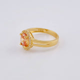 Anillo Ovalo Tupido Divisible 3.65 g / T7 1/2 Oro Amarillo 18K