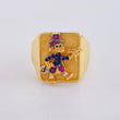Anillo Sello Pato Caminante 7.05 g / T11 Oro Amarillo 18K